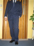 fotka Pánský oblek - tmavě modrý