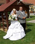 fotka Prodám krásné sněhobílé svatební šaty