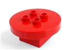 fotka Lego Duplo - stolek kulatý červený
