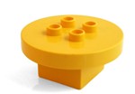 fotka Lego Duplo - stolek kulatý žlutý