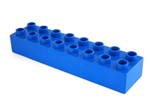 fotka Lego Duplo - kostka 8x2 modrá