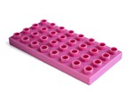 fotka Lego Duplo - podložka 4x8 růžová