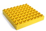 fotka Lego Duplo - kostka 8x8 žlutá