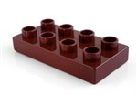 fotka Lego Duplo - traverza 4x2 hnědá