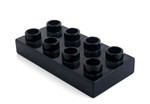 fotka Lego Duplo - traverza 4x2 černá