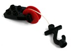 fotka Lego Duplo - naviják černočervený s hákem