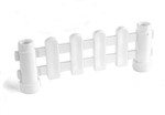 fotka Lego Duplo - plot bílý plaňkový