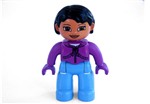 fotka Lego Duplo - maminka ve fialové bundě