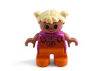 fotka Lego Duplo - holčička v oranžových kalhotách
