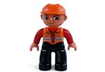 fotka Lego Duplo - dělník v oranžové vestě