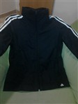 fotka Prodám dámskou šusťákovou černou bundu Adidas s kapucí  vel. L