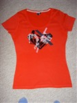 fotka Roxy dámské tričko červené